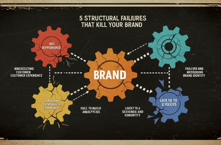 Errores de Marketing que Matan tu Marca (Los 5 Fallos Estructurales)