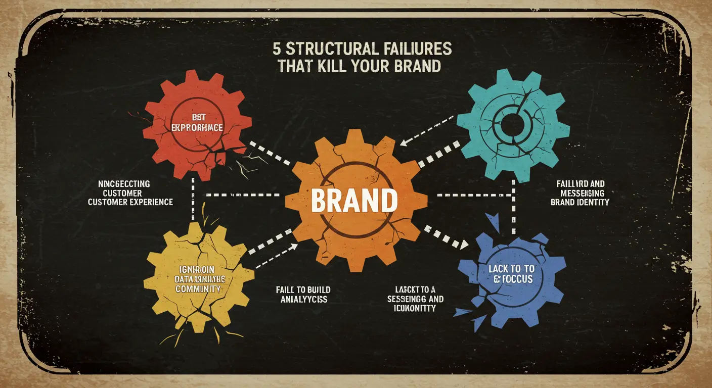 Errores de Marketing que Matan tu Marca (Los 5 Fallos Estructurales)