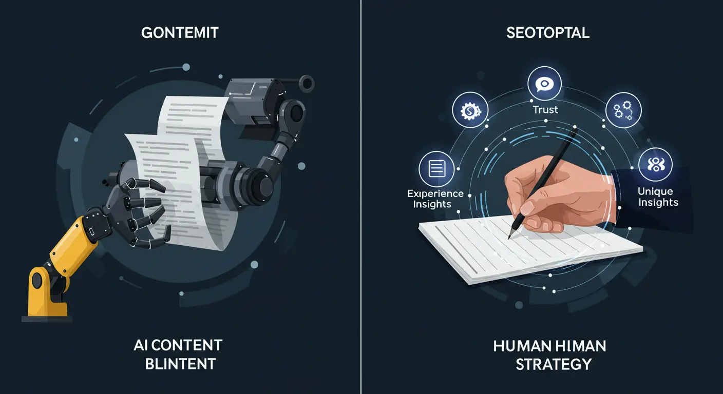 Comparación: Contenido Humano Auténtico vs IA Genérico - La ventaja competitiva de SeoToptal