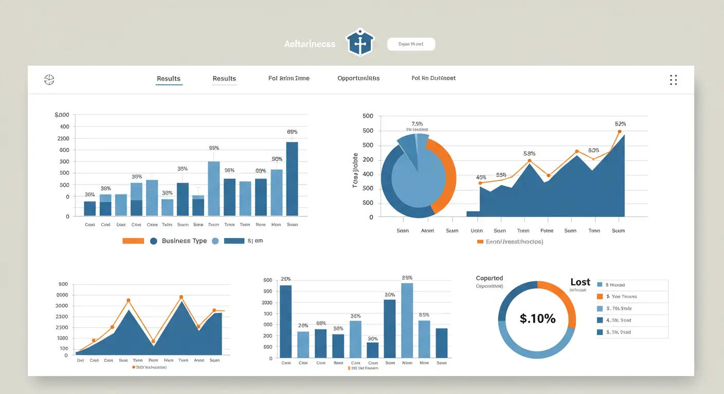 Descubre cuántos clientes potenciales estás perdiendo Calculadora web inputs ciudad tipo negocio gráficos tiempo real potencial mercado barras oportunidad perdida vs capturada visualización datos