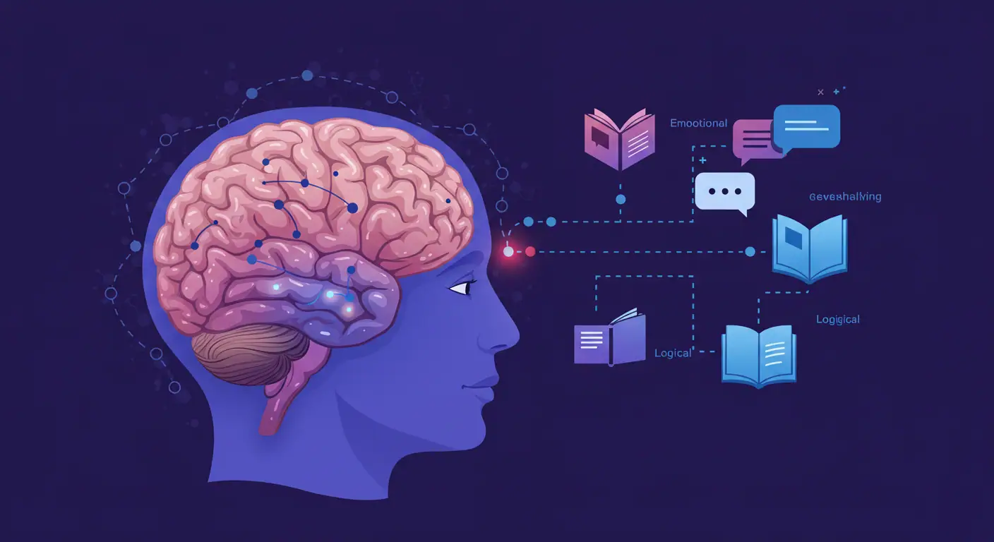 La ciencia detrás del storytelling: 7 áreas cerebrales vs 2 con datos puros Neurociencia del storytelling - Cómo las historias activan el cerebro emocional