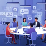 Framework de storytelling para marcas - Empresarios compartiendo historias de negocio