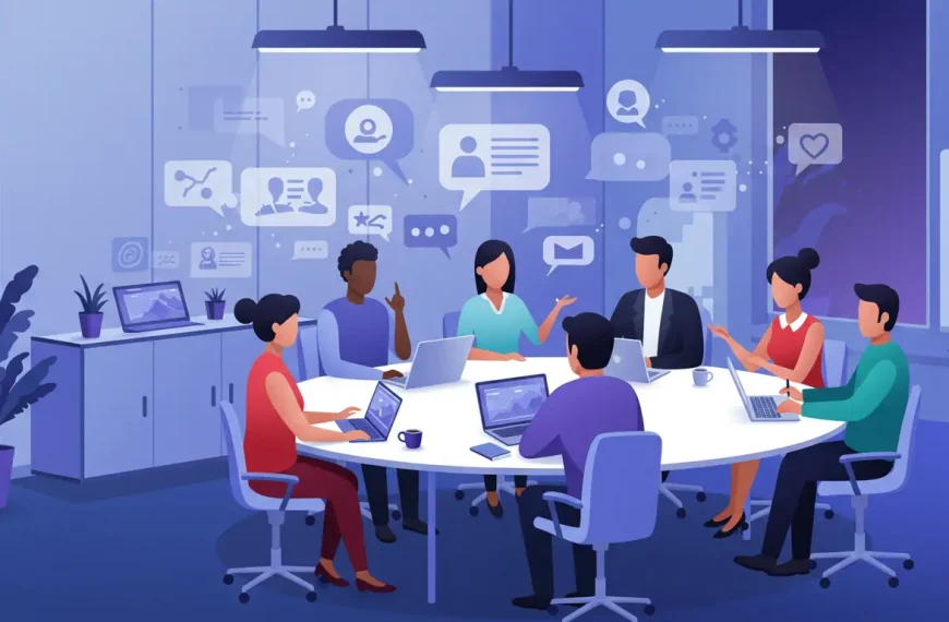 Framework de storytelling para marcas - Empresarios compartiendo historias de negocio