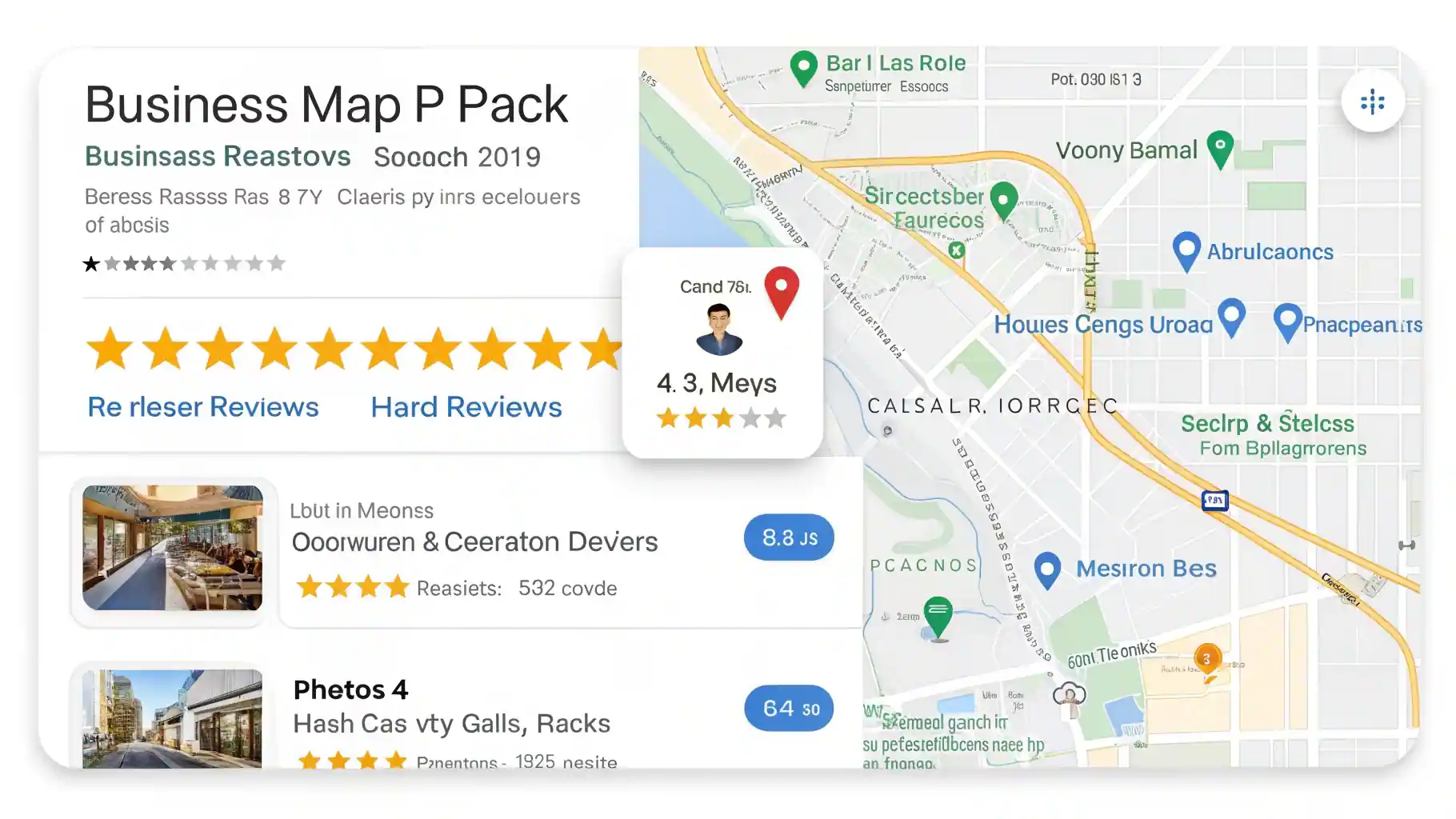 SeoToptal: Presencia Digital 360° | Tu Sistema de Autoridad y Crecimiento - Español 5 Ejemplo Google Business Profile optimizado apareciendo en Map Pack local