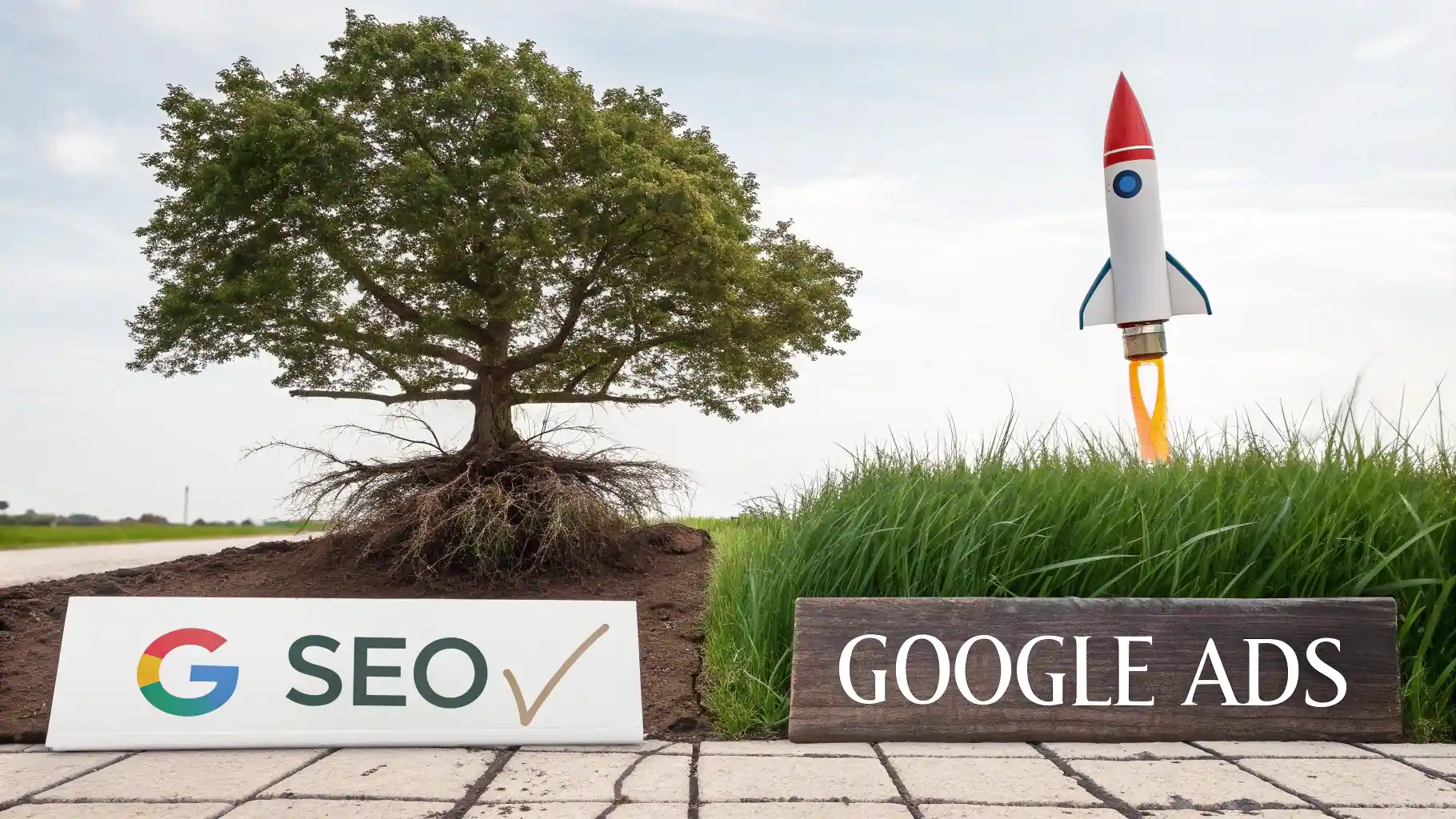 Guía de SEO para PYMEs | Estrategias Efectivas 8 Comparación entre SEO orgánico y Google Ads para empresas